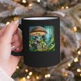 Rabbit Reading Book Under Large Mushroom Easter Bandana Graphic Print Coffee Mug