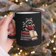 Raccoon Reading Books Matching Bookworm Readers Librarian Graphic Print Coffee Mug Raccoon Reading Books Matching Bookworm Readers Librarian Graphic Print Coffee Mug