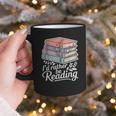 Rather Be Reading Book Lover Stack Graphic Print Coffee Mug