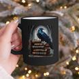Raven On A Stack Of Books Wisdom Of Odin Graphic Print Coffee Mug Raven On A Stack Of Books Wisdom Of Odin Graphic Print Coffee Mug