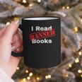 I Read Banned Books Censored Red Stamp Reading Librarian Graphic Print Coffee Mug I Read Banned Books Censored Red Stamp Reading Librarian Graphic Print Coffee Mug
