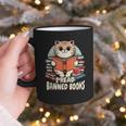 I Read Banned Books Shirt Cat Lover Bookworm Reader Men Women Kids Graphic Print Coffee Mug