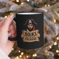 Read Book Reader Library Reading Librarian Pirate Bookworm Graphic Print Coffee Mug