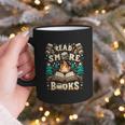 Read More Books Camping Outdoors Travel Campfire Smores Graphic Print Coffee Mug