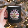 I Read Books Of Course I Didn't Vote For Him Vintage Quote Graphic Print Coffee Mug