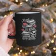 Read Books Be Kind Stay Weird Skeleton Heart Reading Alt Graphic Print Coffee Mug