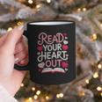 Read Your Cute Heart Out Teacher Librarian Love Reading Book Graphic Print Coffee Mug