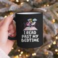 I Read Past My Bedtime Reading Unicorn Book Lover Graphic Print Coffee Mug