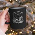 Read In Peace Skeleton Reading Book Halloween Bookish Graphic Print Coffee Mug Read In Peace Skeleton Reading Book Halloween Bookish Graphic Print Coffee Mug