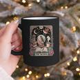 The Reader Tarot Card Shirt Bird Book Lover Bookworm Graphic Print Coffee Mug