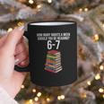 Reading Book Teacher 67 Six Seven Meme Graphic Print Coffee Mug