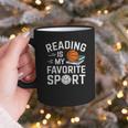 Reading Is My Favorite Sport Reading Book Lover Reader Graphic Print Coffee Mug