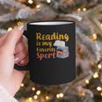 Reading Is My Favorite Sport Book Lovers Graphic Print Coffee Mug Reading Is My Favorite Sport Book Lovers Graphic Print Coffee Mug