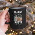 Reading Is My Favorite Sport Bookworm Graphic Print Coffee Mug