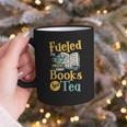 Reading Hobby Bookshelves Library Fueled By Books And Tea Graphic Print Coffee Mug