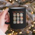 Reading Is My Jam Cute Jelly Jars Book Genres Graphic Print Coffee Mug