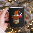 Reading Lover Book Graphic Gnome Graphic Print Coffee Mug