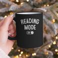 Reading Mode On Book Lover Librarian Teacher Graphic Print Coffee Mug Reading Mode On Book Lover Librarian Teacher Graphic Print Coffee Mug