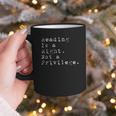 Reading Is a Right Not a Privilege Banned Books Graphic Print Coffee Mug