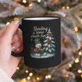 Reading Is Snow Much Fun Christmas Books Snowman Bookworm Graphic Print Coffee Mug Reading Is Snow Much Fun Christmas Books Snowman Bookworm Graphic Print Coffee Mug