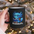Readsolotl Blue Kawaii Axolotl Book Lover Reading Graphic Print Coffee Mug Readsolotl Blue Kawaii Axolotl Book Lover Reading Graphic Print Coffee Mug
