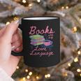 Retro Books Are My Love Language Valentine Book Lovers Graphic Print Coffee Mug Retro Books Are My Love Language Valentine Book Lovers Graphic Print Coffee Mug