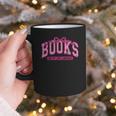 Retro Pink Coquette Bow Valentine Book Lover Varsity Graphic Print Coffee Mug Retro Pink Coquette Bow Valentine Book Lover Varsity Graphic Print Coffee Mug
