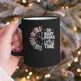 Retro So Many Books Little Time Book Clock Reading Graphic Print Coffee Mug