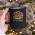 Retro Vintage Book Lover Reading I Closed My Book To Be Here Graphic Print Coffee Mug