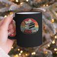 Retro Vintage FREADom Anti Ban Books Freedom To Read Graphic Print Coffee Mug