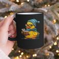 Rubber Duck Reading Book Rubber Duckie Reader Coffee Lover Graphic Print Coffee Mug
