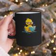 Rubber Duck Reading Book Reader Books Rubber Duckie Graphic Print Coffee Mug