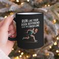Run Like Your Book Boyfriend Is Waiting Runner Reader Graphic Print Coffee Mug