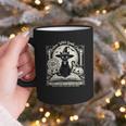Salem Witch Book Club Vintage Halloween Cat Book Lover Graphic Print Coffee Mug