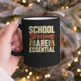 School Librarians Are Essential Library Book Lover Librarian Graphic Print Coffee Mug