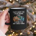 Sewing Reading Books Drinking Tea Sew Sewist Graphic Print Coffee Mug