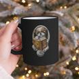 Shih Tzu Book How To Train Your Human Funny Dog Motif Graphic Print Coffee Mug