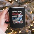 Snowman Winter Snow So Many Books Christmas Snow Little Time Graphic Print Coffee Mug