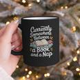 Somewhere Between a Book And a Nap – Cozy Reading Graphic Print Coffee Mug