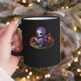 Spooky Grim Reaper Reading A Book Cute Creepy Halloween Graphic Print Coffee Mug