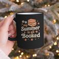 My Summer Is All Booked Book Lover Reading Vacation 2025 Graphic Print Coffee Mug