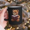 Teddy Bear Reading a Book Graphic Print Coffee Mug Teddy Bear Reading a Book Graphic Print Coffee Mug