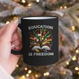 History Book Education Freedom Teacher Women Men Kids Graphic Print Coffee Mug