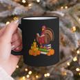 Turkey Reading Books Fall Thanksgiving Teacher Book Graphic Print Coffee Mug Turkey Reading Books Fall Thanksgiving Teacher Book Graphic Print Coffee Mug
