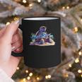 Turtle Wearing Sunglasses Reading A Book On The Beach Summer Graphic Print Coffee Mug Turtle Wearing Sunglasses Reading A Book On The Beach Summer Graphic Print Coffee Mug