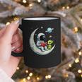 UFO Alien Astronaut Reading Book In Space Graphic Print Coffee Mug UFO Alien Astronaut Reading Book In Space Graphic Print Coffee Mug