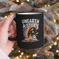 Unearth A Story Rainbow Treasure Book Graphic Print Coffee Mug Unearth A Story Rainbow Treasure Book Graphic Print Coffee Mug