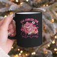 Valentine All Booked Book Coffee Coquette Bow Girl Women Graphic Print Coffee Mug
