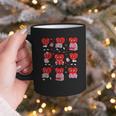 Valentines Day Librarian Heart Reading Book Women Men Kids Graphic Print Coffee Mug