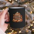 Vintage Autumn Books Pumpkin Coffee Book Lover Reading Graphic Print Coffee Mug